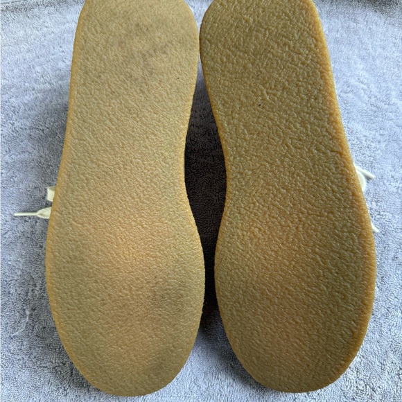 Puma Off White Canvas Men’s Sneakers Gum Sole - Picture 7 of 9